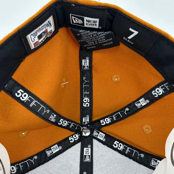 New Era 59FIFTY Los Angeles Dodgers Logo Fill Low Profile Fitted Hat Size 7 - Picture 7 of 8